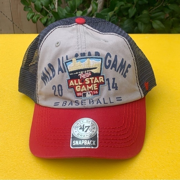 2014 MLB All Star Game Twins Baseball '47 Brand OSFA Snapback Trucker Hat Cap - Picture 1 of 10